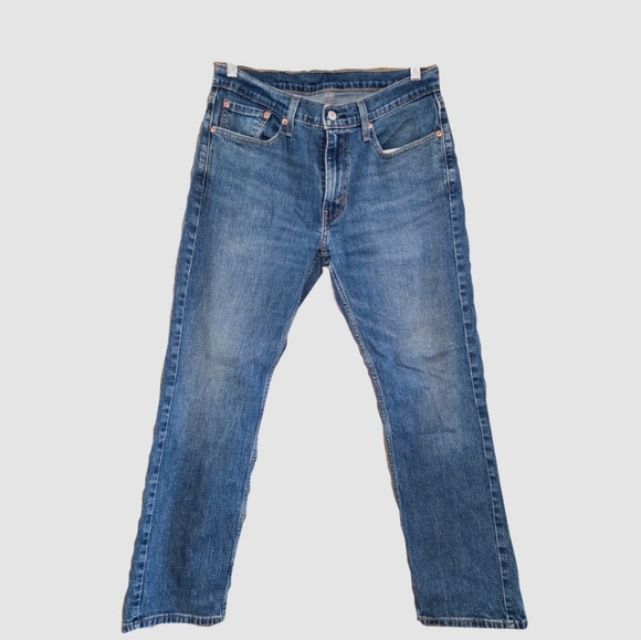 Levi's Men's Straight Blue Jeans 514 W32 L30 - Picture 2 of 15